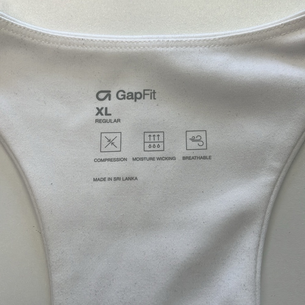 GapFit white athletic dress size XL - Picture 3 of 4